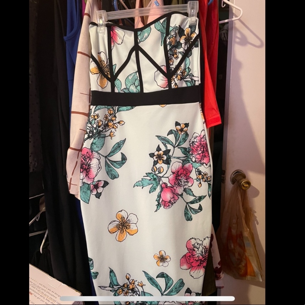 Boohoo Strapless dress